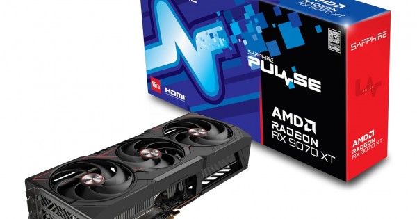 Sapphire Pulse AMD Radeon RX 9070 XT 16GB GDDR6 Graphics